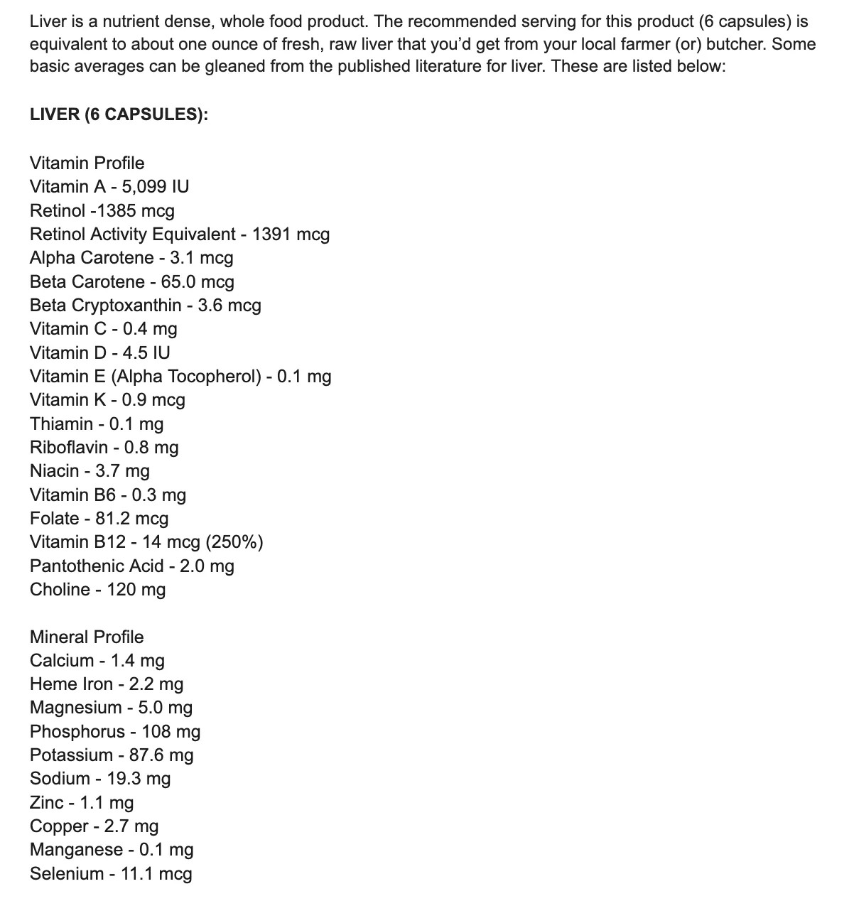 Grass-Fed Beef Liver Capsules - Image 3